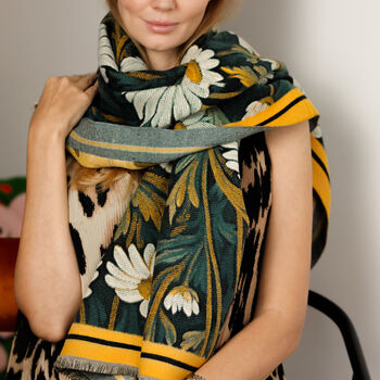 Sunflower Woven Scarf | Gift For Her | Friendship Gift Idea - image 2