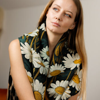 Sunflower Woven Scarf | Gift For Her | Friendship Gift Idea - image 5