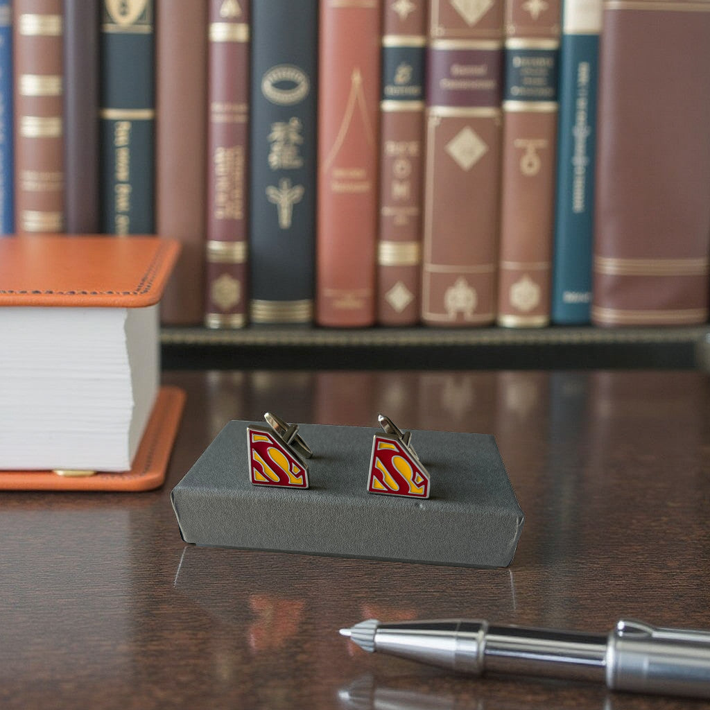 Super Dad Cufflinks – Hero Ready Gift Box Included