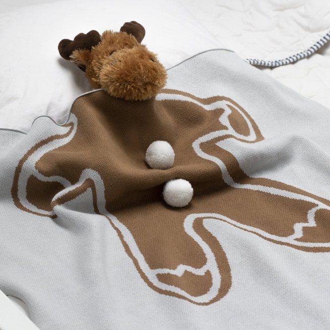 Personalised Gingerbread Baby Blanket