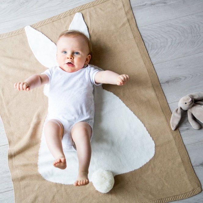 Personalised Bunny Baby Blanket