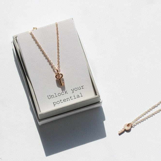 The Key To Success Necklace Letterbox Gift