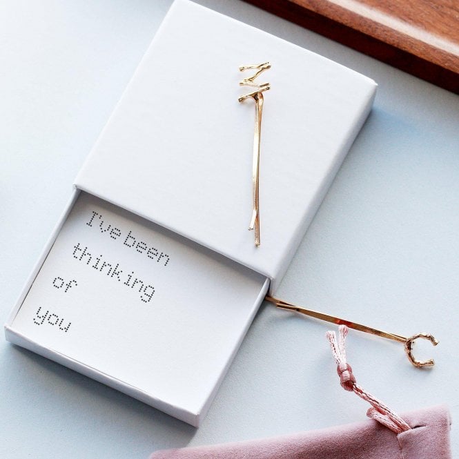Initial Hairpins Gift Her