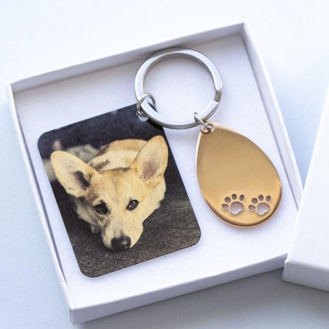 Man's Best Friend Photo Keyring Letterbox Gift