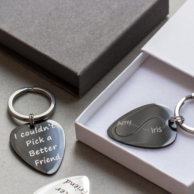 'I Couldn't Pick A Better Friend' Guitar Photo Keyring