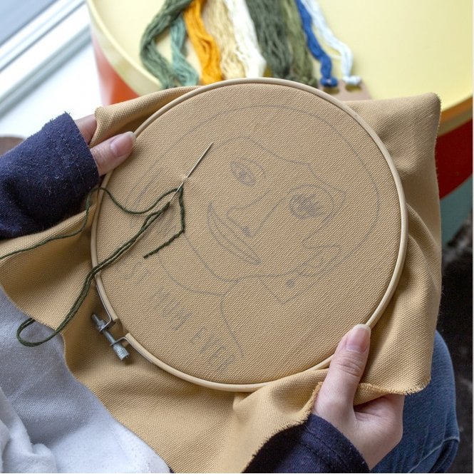 Personalised Child's Drawing Embroidery Kit