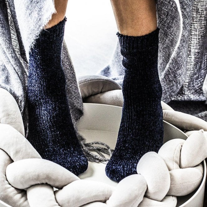 Chenille Knitted House Socks