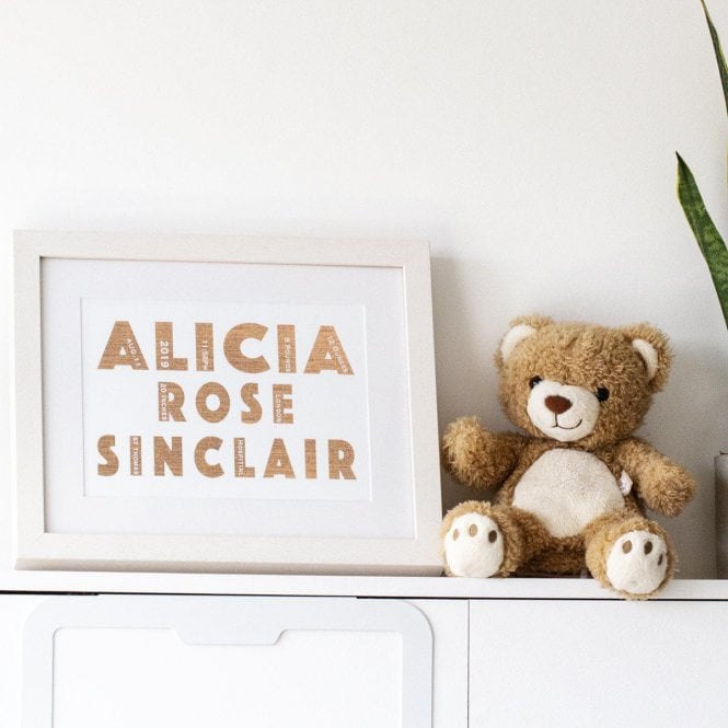 Personalised Typography Print