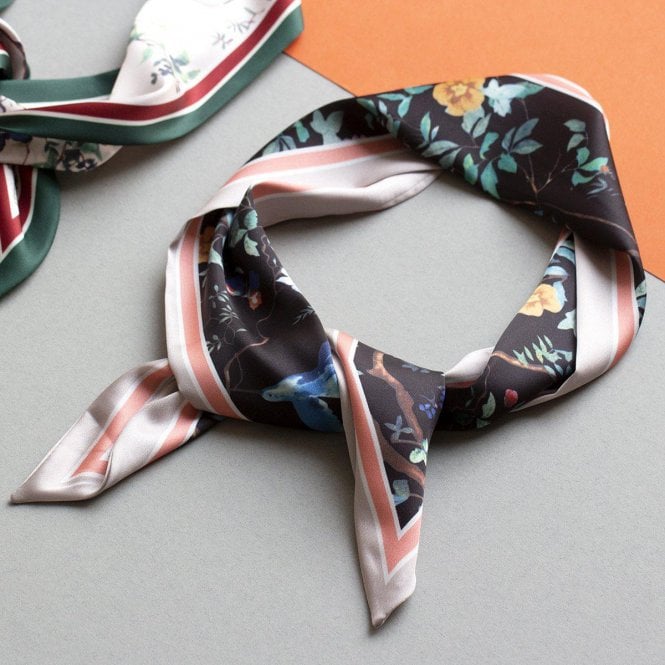 Watercolour Hummingbirds Head Scarf