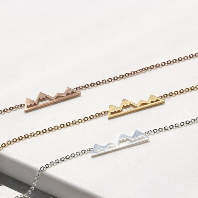 Minimalist Mountain Bracelet