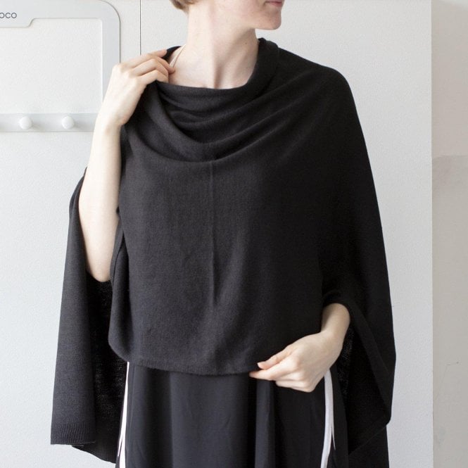 Personalised Minimalist Knit Poncho