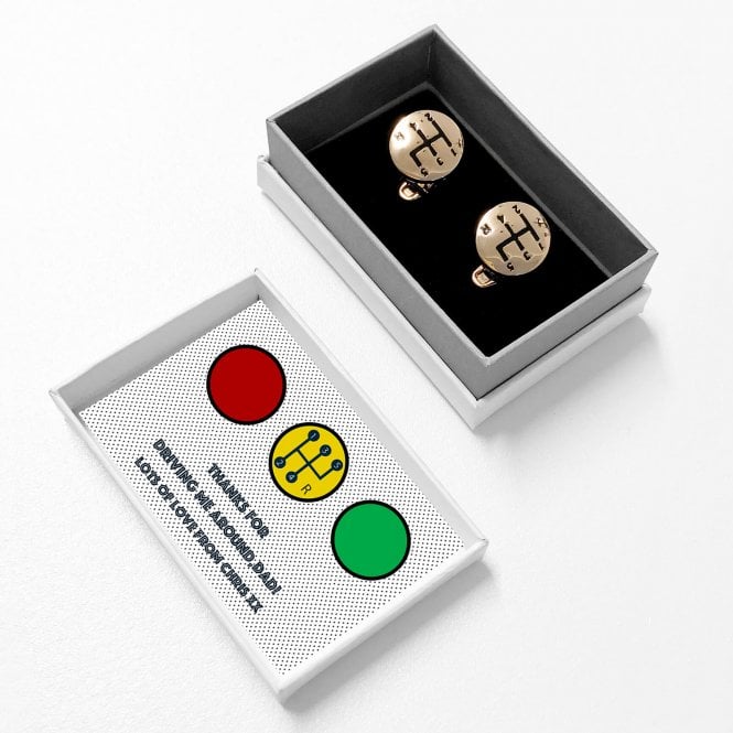 Petrolhead Gearbox Simple Cufflinks In A Box