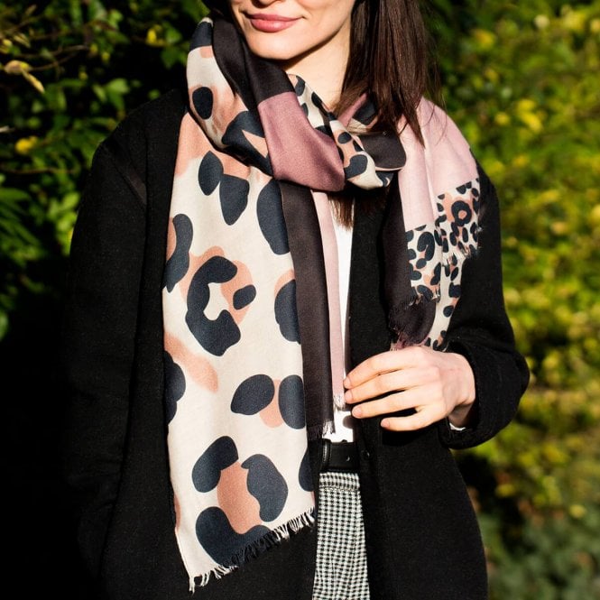 Personalised Leopard Patchwork Scarf