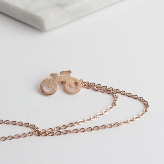 Little Bicycle Necklace