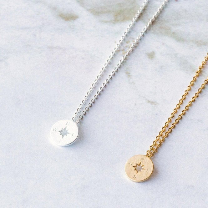 Find Your Way Compass Necklace