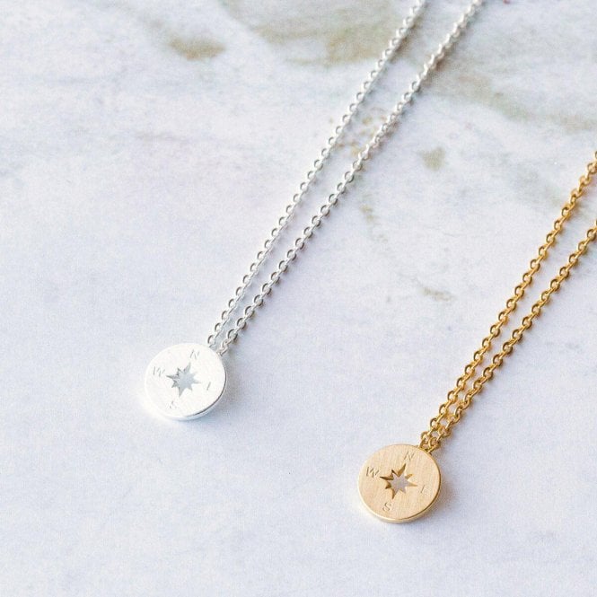 Find Your Way Compass Necklace