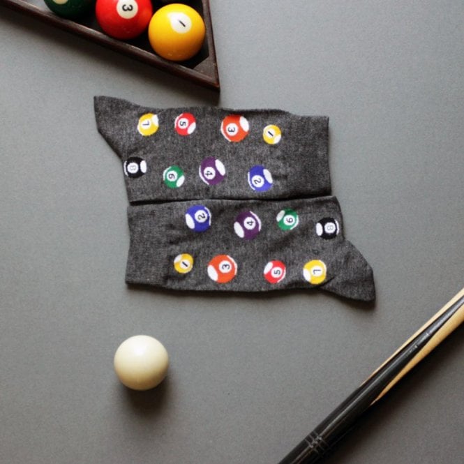 Personalised Men's Pool Ball Socks