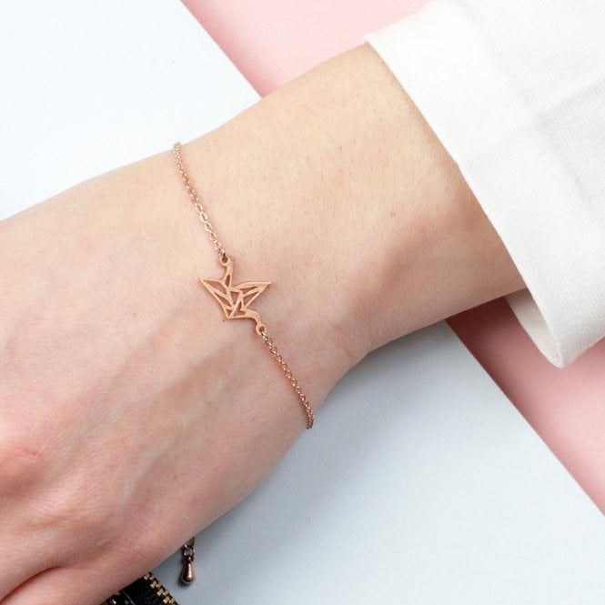 Origami Paper Crane Bracelet