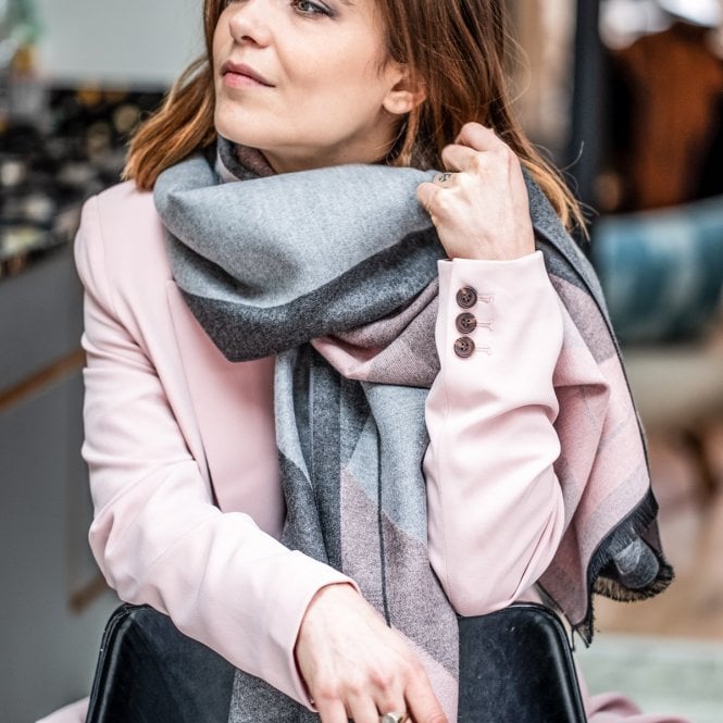 Personalised Cashmere Geometry Shawl