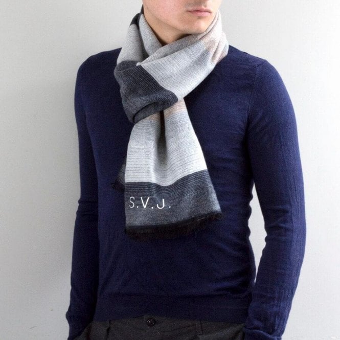Personalised Men's Cashmere Scarf