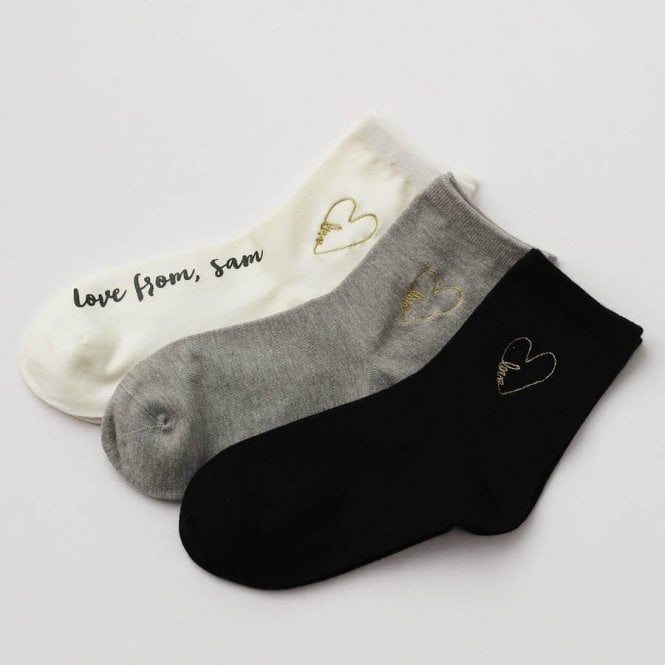 Personalised 'Be Mine' Love Sock Box