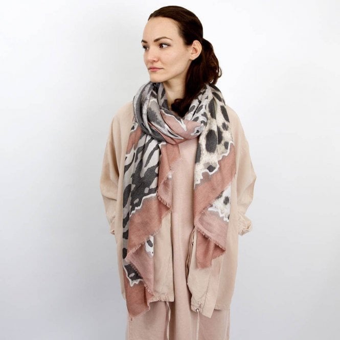 Personalised Leopard Spotted Print Scarf