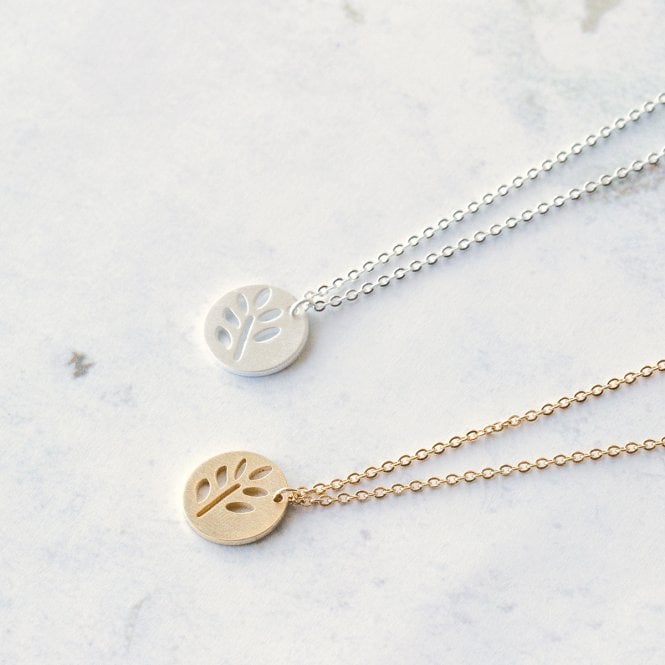 Leaf Stencil Necklace