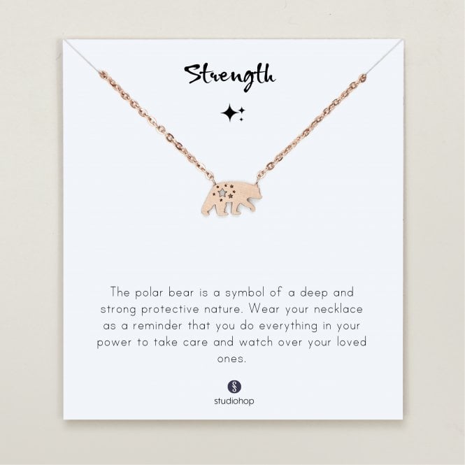 Starlight Polar Bear Necklace