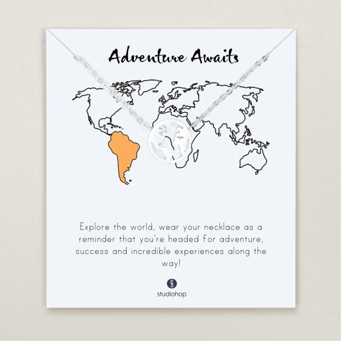 Around World Wanderlust Necklace