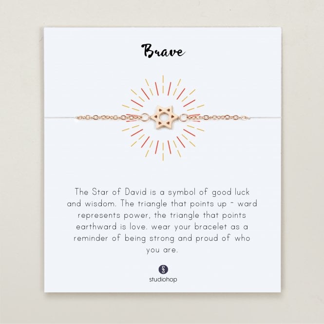 ' Mazel Tov' Star David Bracelet
