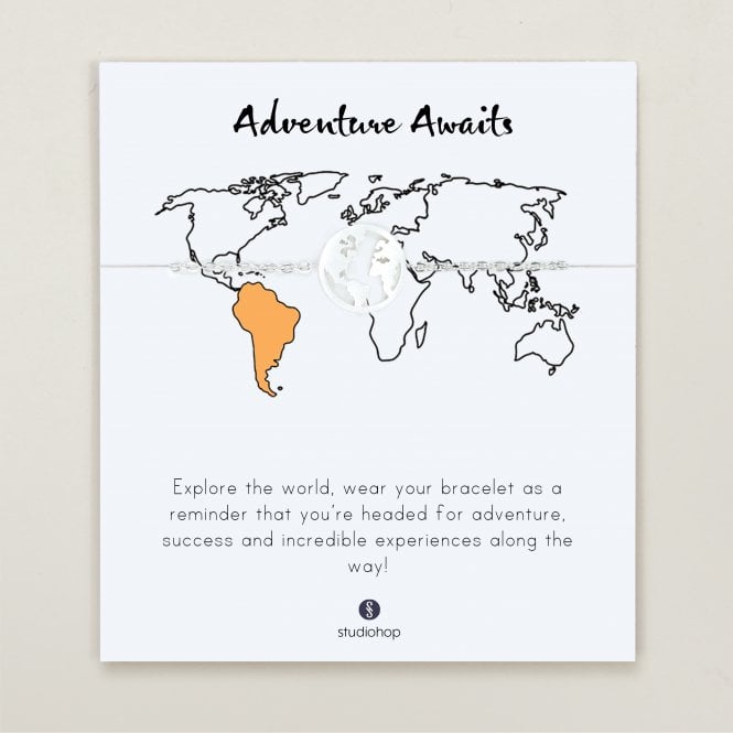Wandering World Globe Bracelet