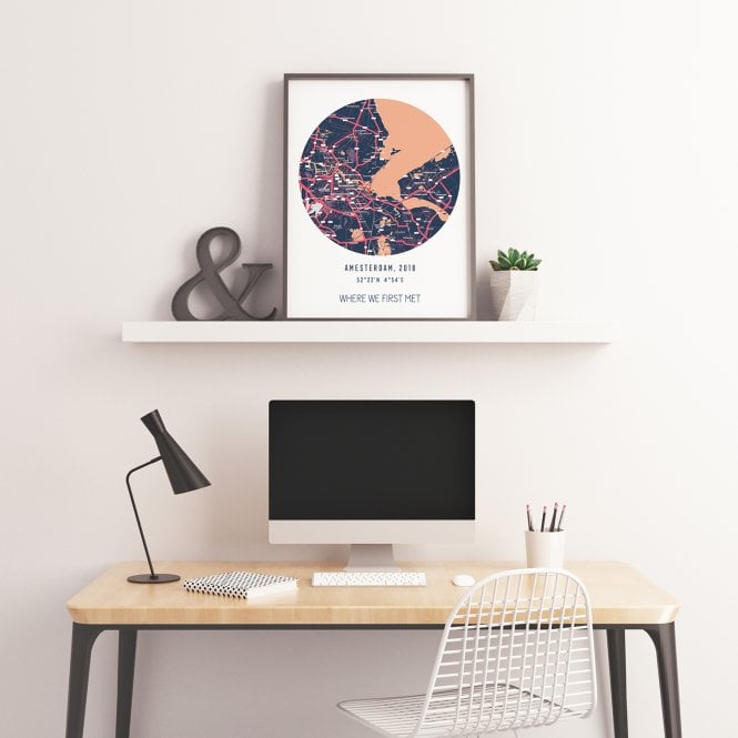 'Where We Belong' Location Map Print