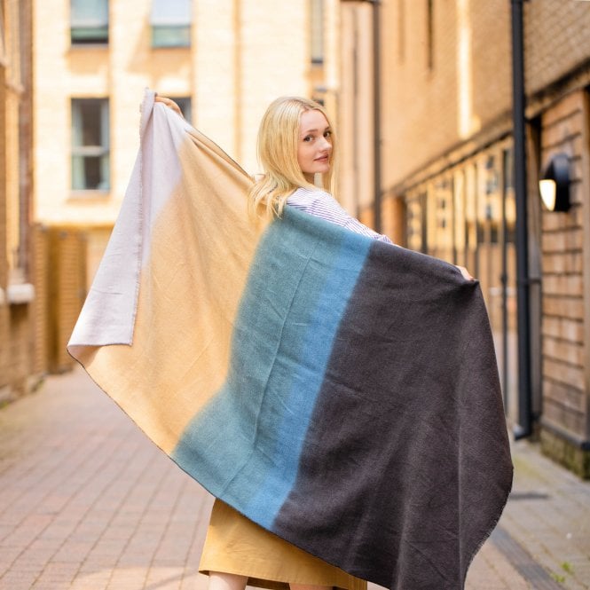 Ombre Colour Shade Gradient Woven Scarf