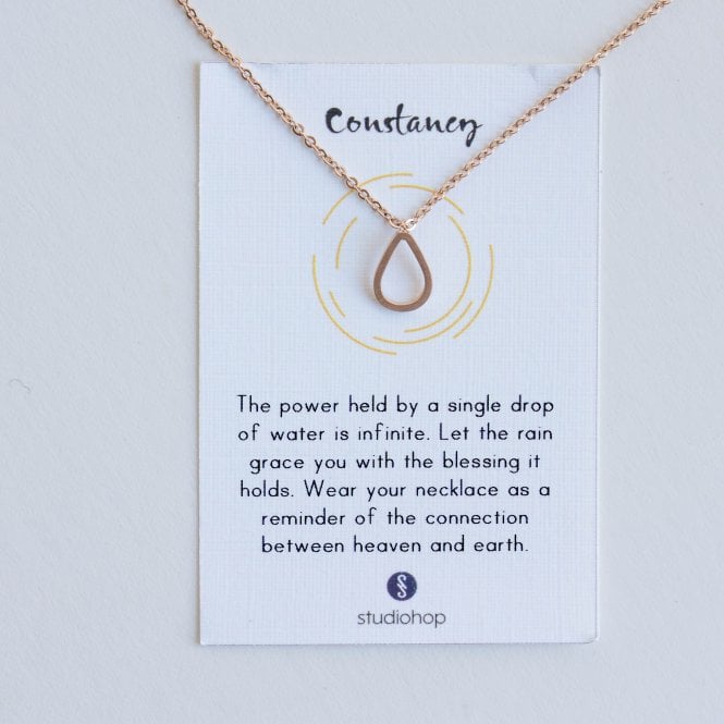 Minimalist Teardrop Necklace