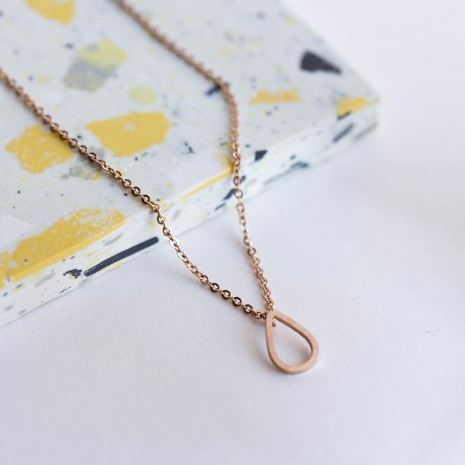 Minimalist Teardrop Necklace