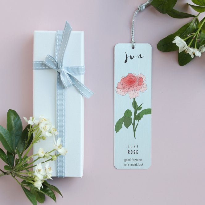 Personalised Birth Flower Bookmark