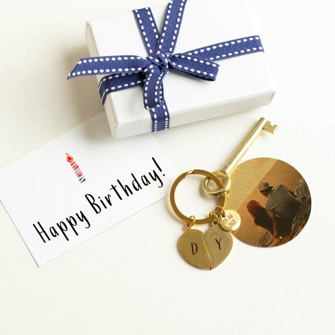 Love And Friendship Together In Heart Keyring