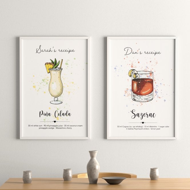 My Signature Cocktail Personalised Print