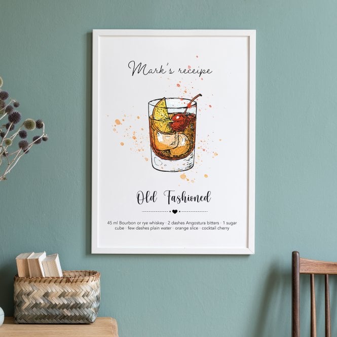 My Signature Cocktail Personalised Print