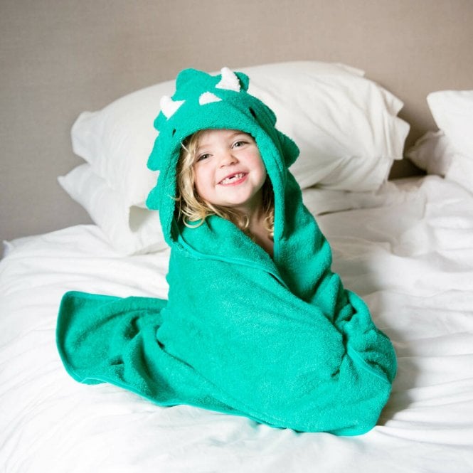 'Dinosaur Friends' Children's Hooded Bath Towel