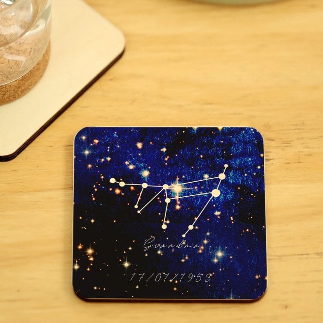 Constellations Coasters Personalised Family Constellations Wooden Coasters