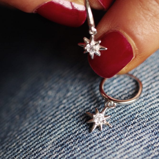 Sterling Silver Northern Starlight Crystal Earrings